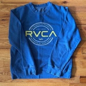 RVCA Navy Crewneck Sweater for Men